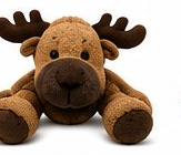 ZippyPaws Donutz Moose Plush